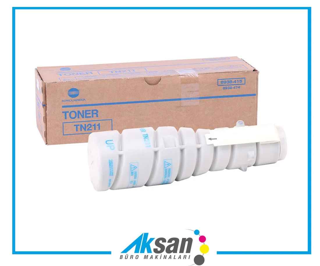 Konica Minolta TN-211 Orjinal Toner Bizhub 200-250-282-222 — Aksan Büro Gaziantep