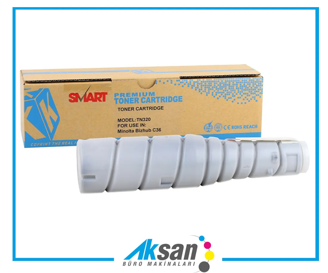 Konica Minolta TN-320/415 Smart Toner Bizhub 36-42 Ineo 36-42 (A202053) (492gr.) — Aksan Büro Gaziantep